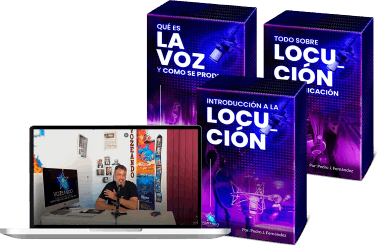Curso online de locución, vídeos y materiales incluidos